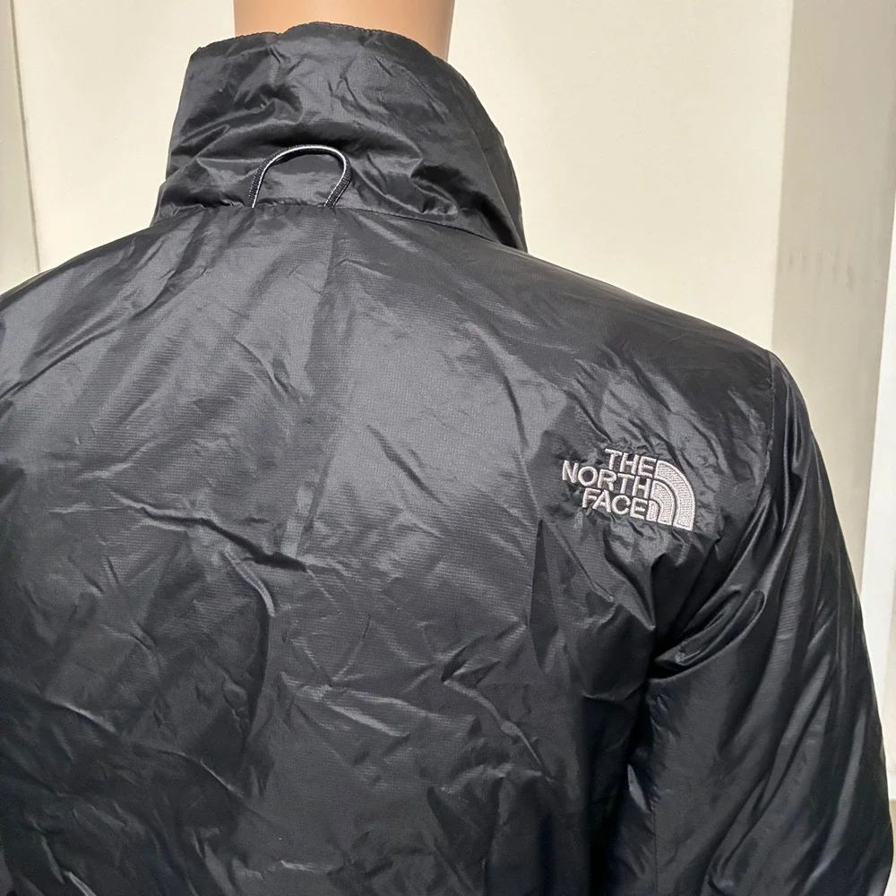 The North Face Womens Black Lightweight Puffer Jacket Full Zip Small NF0A3Y1J